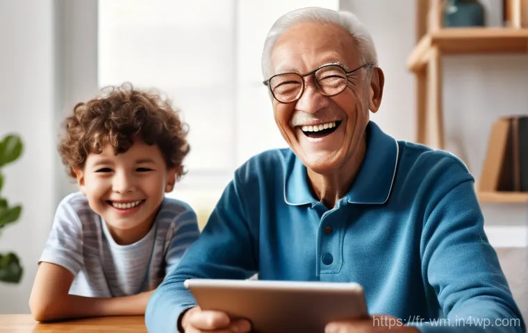 실버테크와 노인 사회 참여의 중요성 - **Prompt 1: Empowered Senior in a Smart Home**
    A cheerful, elegant senior woman in her late 70s,...