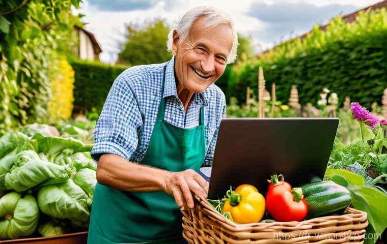 고령자 맞춤형 온라인 커뮤니티의 필요성 - A heartwarming scene featuring an elegant French grandmother in her late 70s, with a warm smile and ...