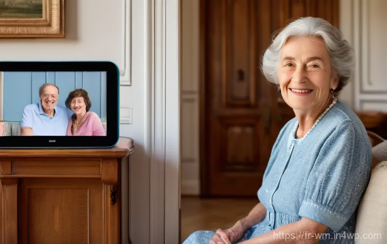노인을 위한 혁신적인 커뮤니케이션 도구 - **Prompt:** A serene and empowering image of an older French gentleman, well-groomed and dressed in ...